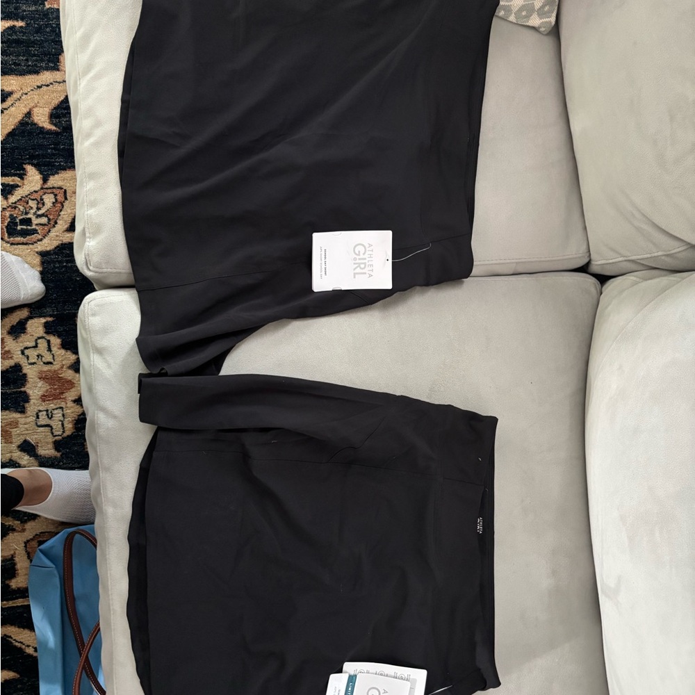 Black athletic Skorts